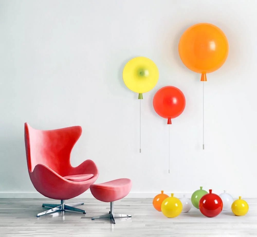Applique Murale Ronde Colorée — Lampe Chevet Style Moderne Ludique | BALLON™ - Lampes Design