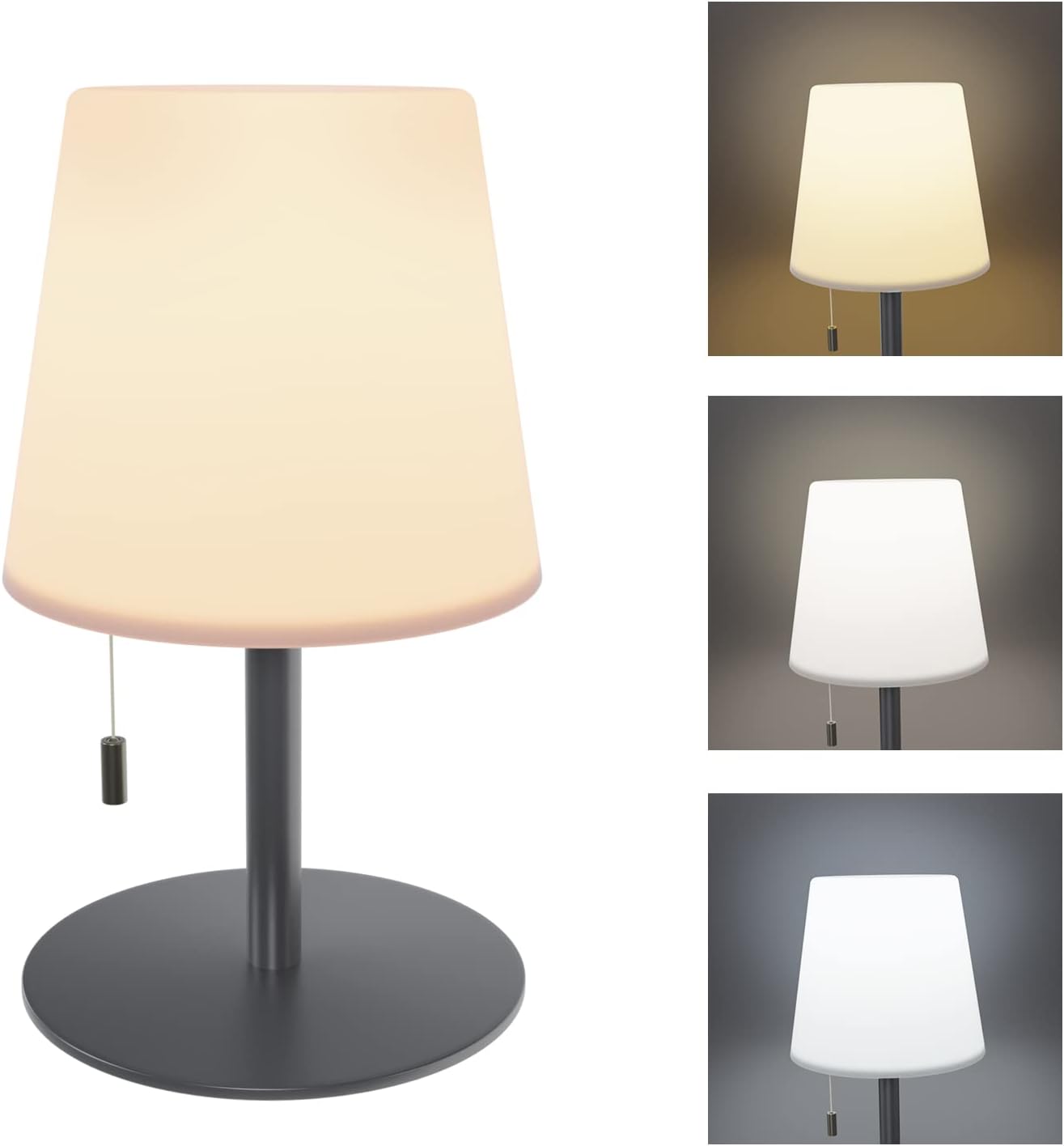 lampe de table intelligente Agnetha avec intensité réglable et design moderne