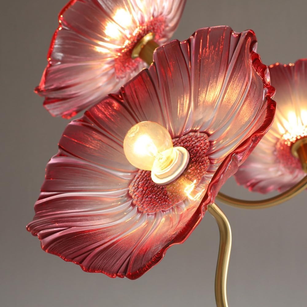 Lustre Feuille de Nénuphar en Verre Soufflé | NÉNUPHAR™