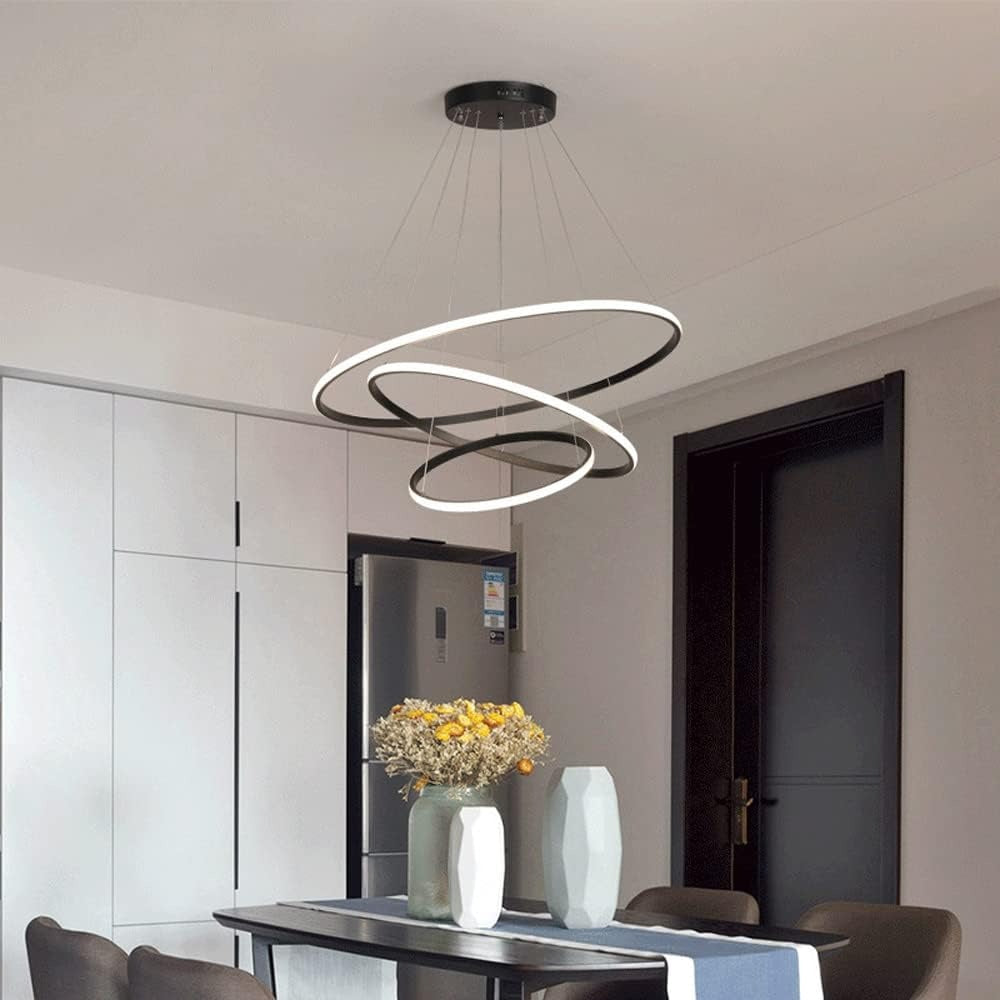 LUSTRE SUSPENSION TRIPLE ANNEAU LED DIMMABLE | ORBIS™