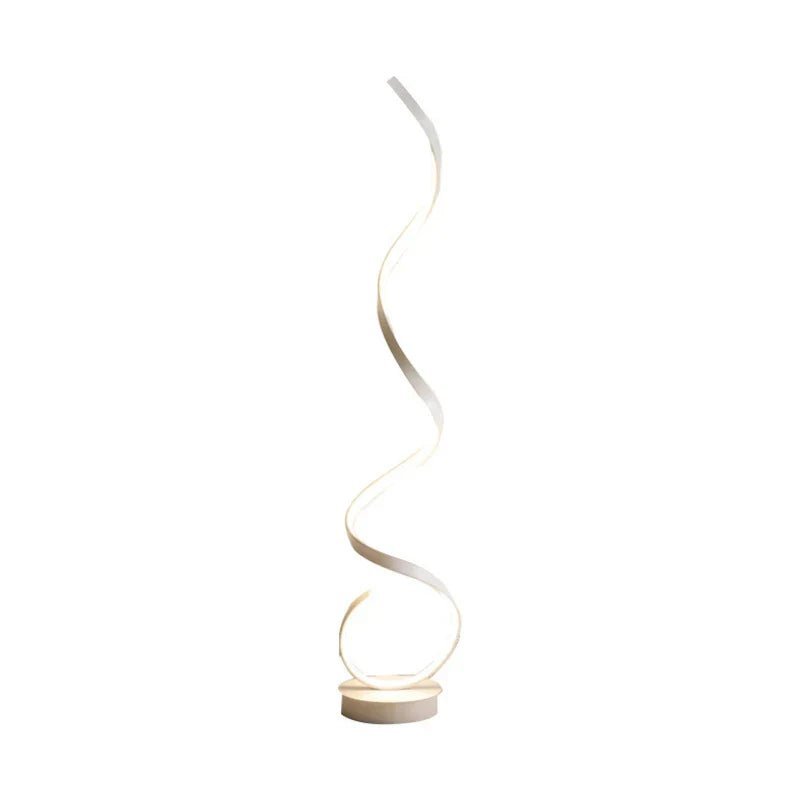 Lampadaire Salon Design Spirale LED Dimmable avec Télécommande | Karolina™ - Lampes Design