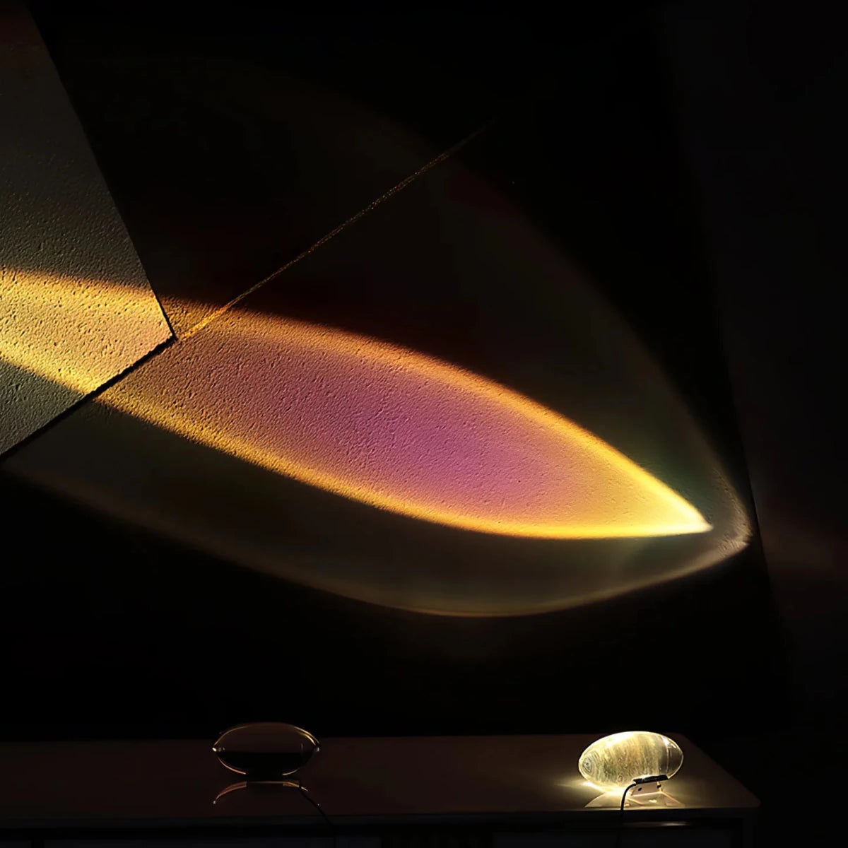 Lampe à Poser Design Cristal Comète Lumineuse pour Chambre & Bureau | CIEL™ - Lampes Design