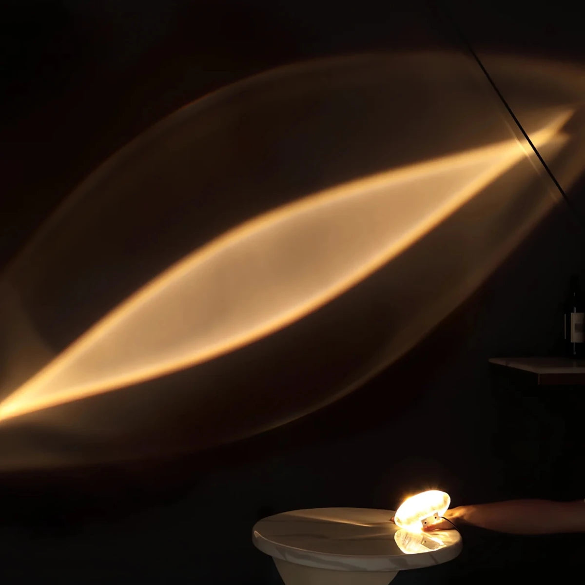 Lampe à Poser Design Cristal Comète Lumineuse pour Chambre & Bureau | CIEL™ - Lampes Design