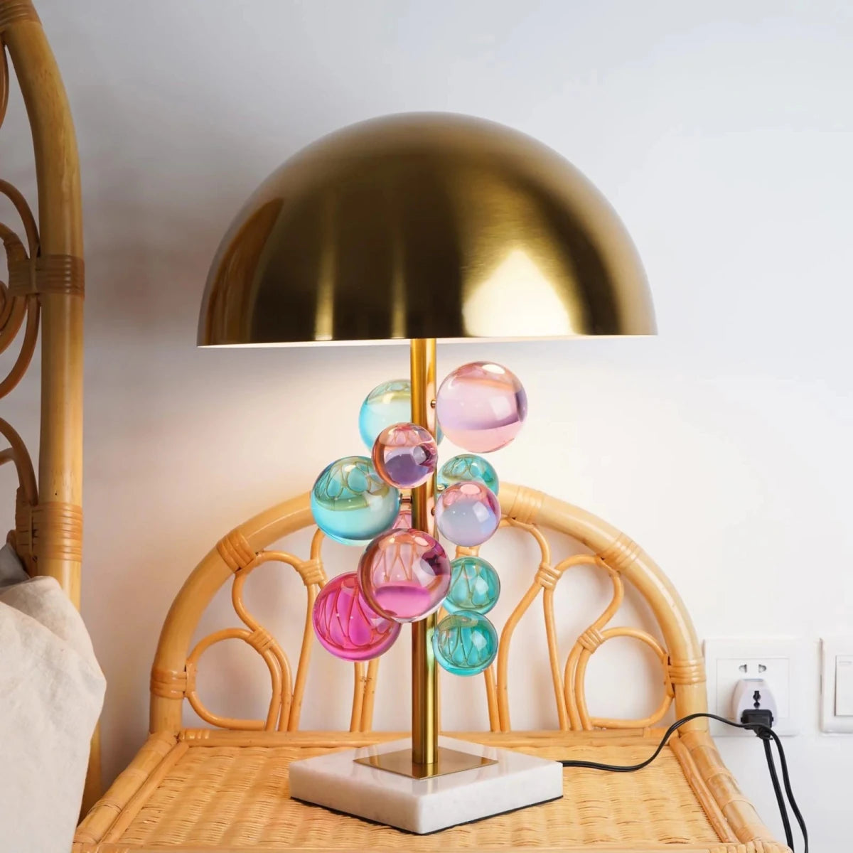 Lampe de Table Cristal Facetté — Lampe Style Postmoderne Chic | FACETTE™ - Lampes Design