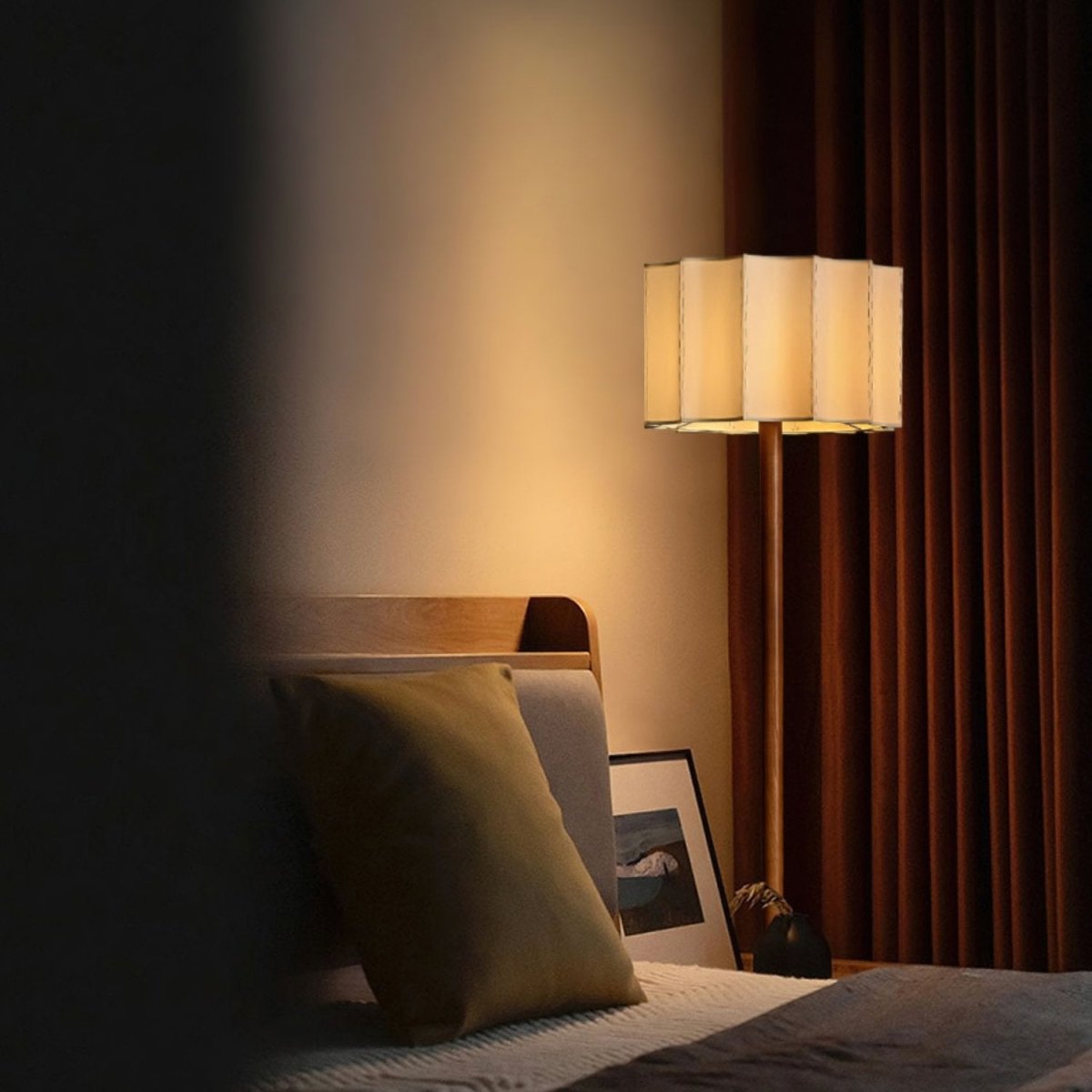 Lampe de Table et Lampadaire Design avec Abat-Jour en Lin pour Salon ou Chambre | Naya™ - Lampes Design