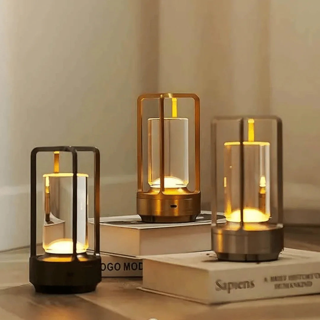 Lampe de Table LED Sans Fil Design Industriel pour Salon ou Bureau | Christel™ - Lampes Design
