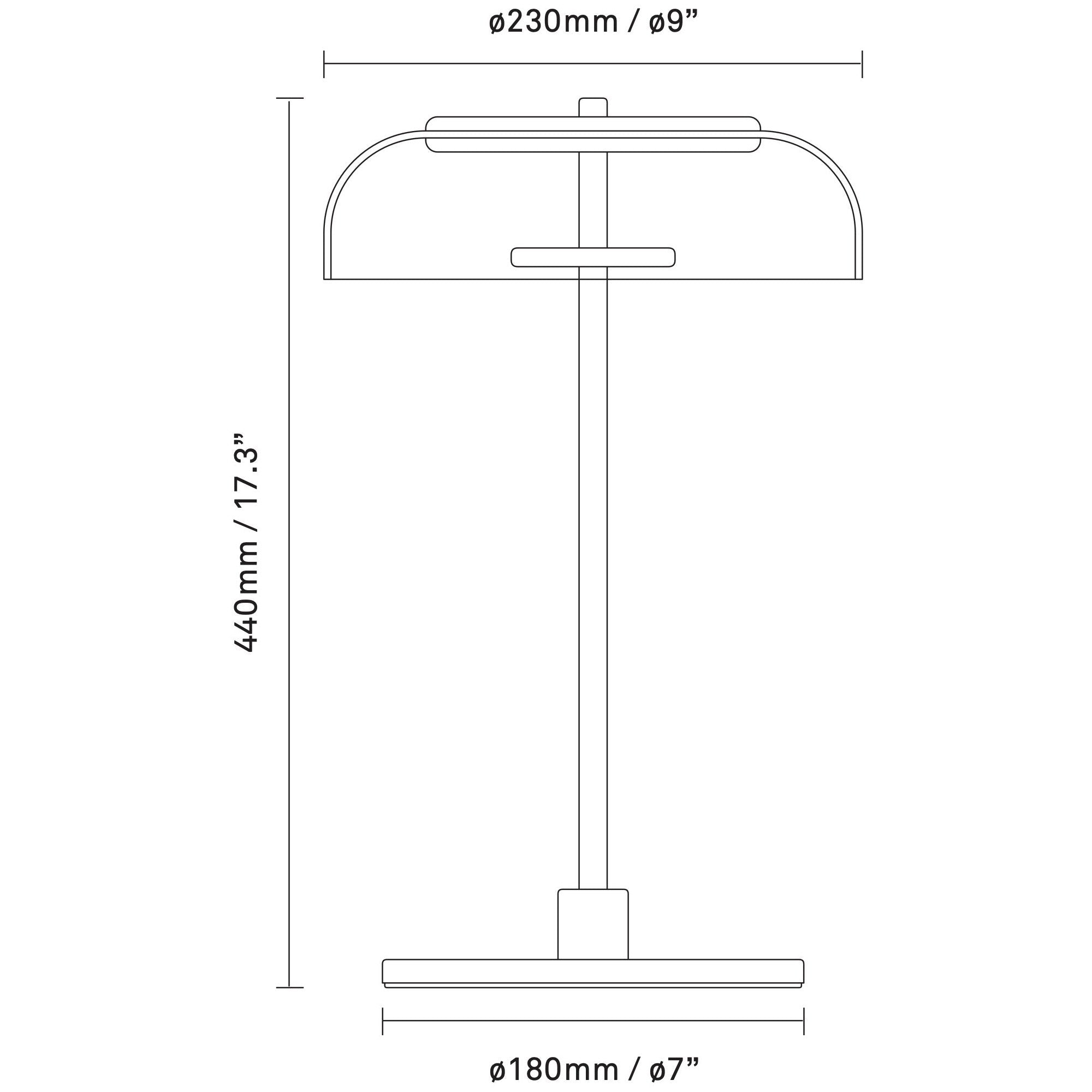 Lampe Design Post - Moderne en Verre Rond et Laiton | Biossi - Lampes Design
