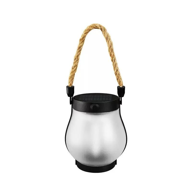 Lanterne Solaire à Flamme Vacillante 3D — Rechargeable Type-C, Imperméable | SOLARA™ - Lampes Design