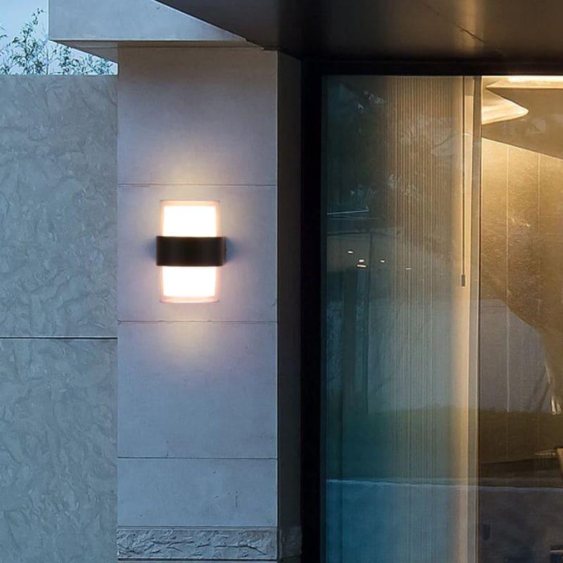 Luminaire extérieur LED étanche noir moderne | LEDS