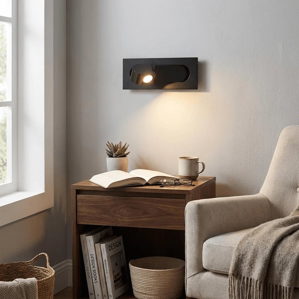 Liseuse Murale Encastrée LED Orientable | LUCARNE™ - Lampes Design