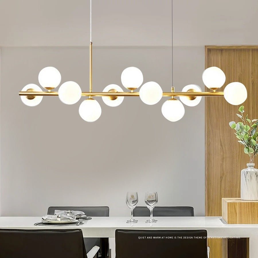 Lustre Design Nordique Multi-Boules en Verre — 7 ou 11 Têtes | COSMOS™ - Lampes Design