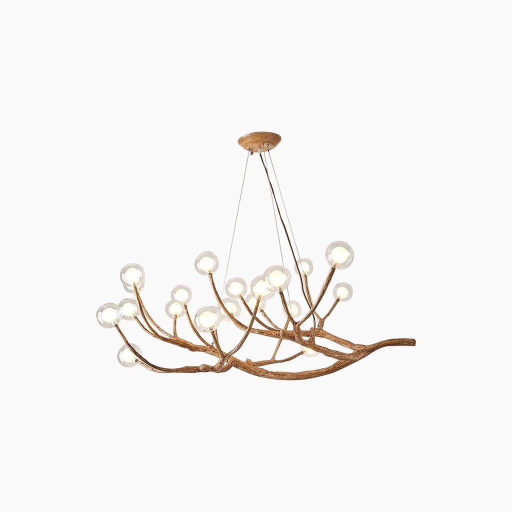Lustre Suspension Design Branche d'Arbre Rustique | Nature - Lampes Design