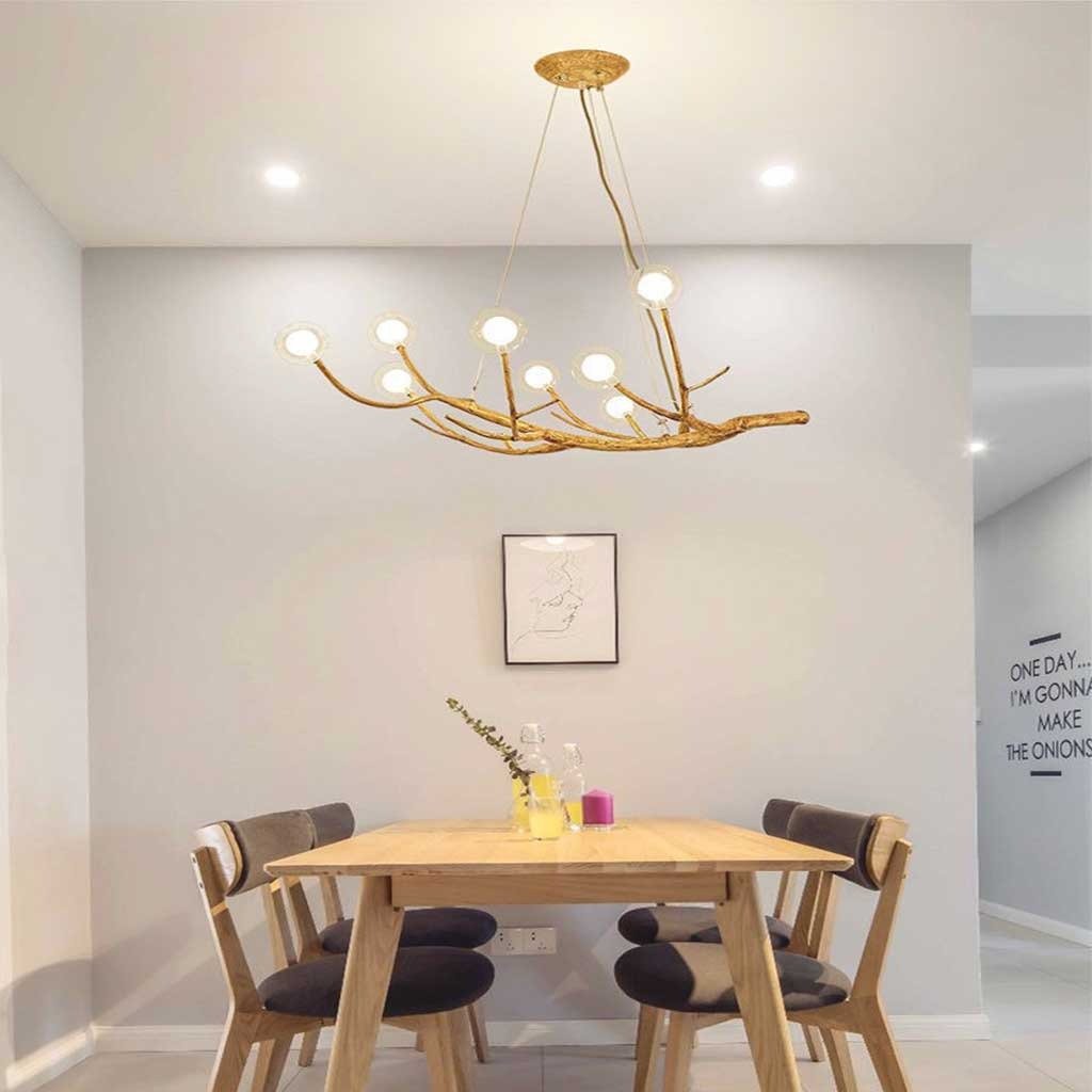 Lustre Suspension Design Branche d'Arbre Rustique | Nature - Lampes Design