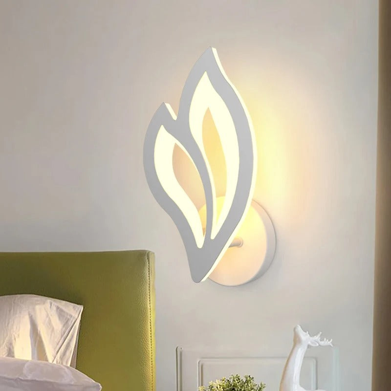 Applique Murale LED Tactile — Luminaire Moderne Acrylique Blanc | OPAL™