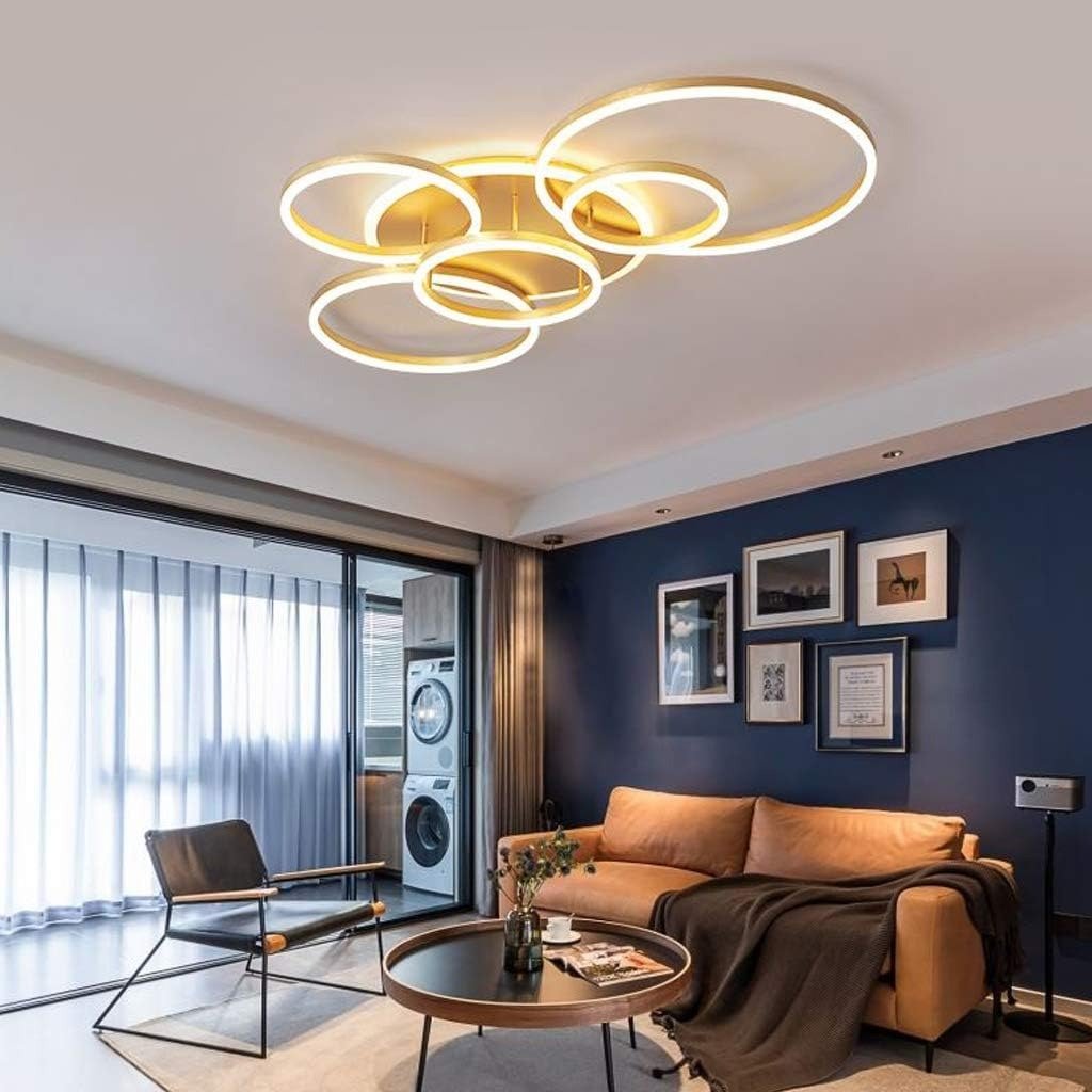 Plafonnier LED Design Géométrique Entrelacé Moderne pour Salon | CIRCLE™ - Lampes Design
