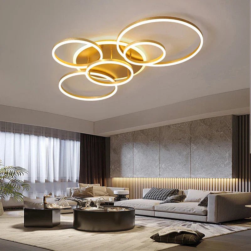Plafonnier LED Design - Luminaire Géométrique Entrelacé | CIRCLE - Lampes Design