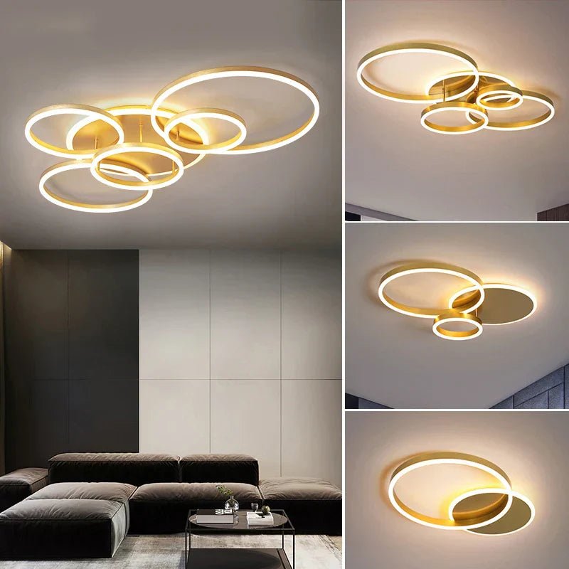 Plafonnier LED Design - Luminaire Géométrique Entrelacé | CIRCLE - Lampes Design