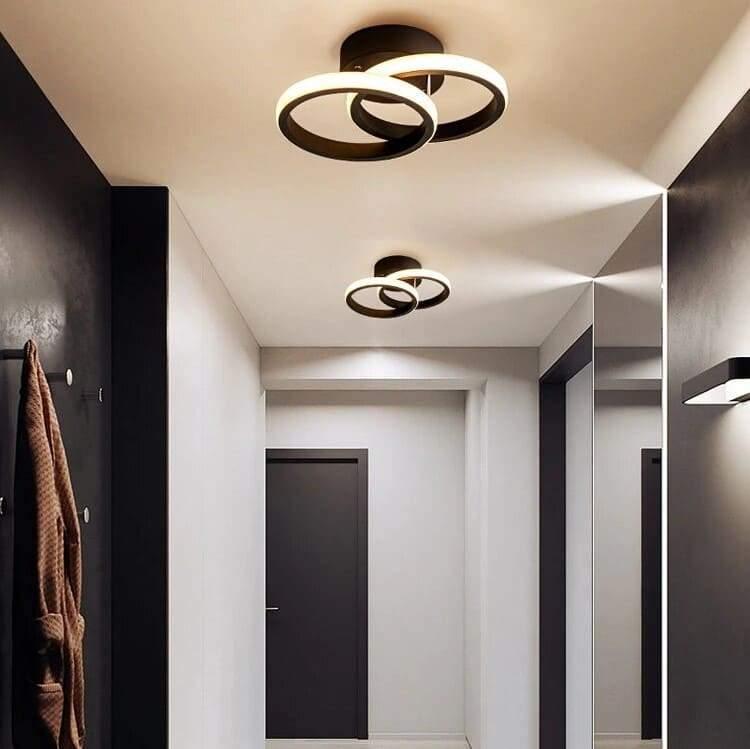Plafonnier LED moderne couloir entrée | LED - Lampes Design