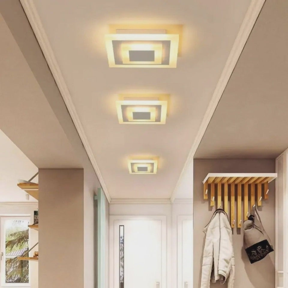 Video for Plafonnier LED Compact Design Carré - Éclairage Blanc Chaud | LAMIA