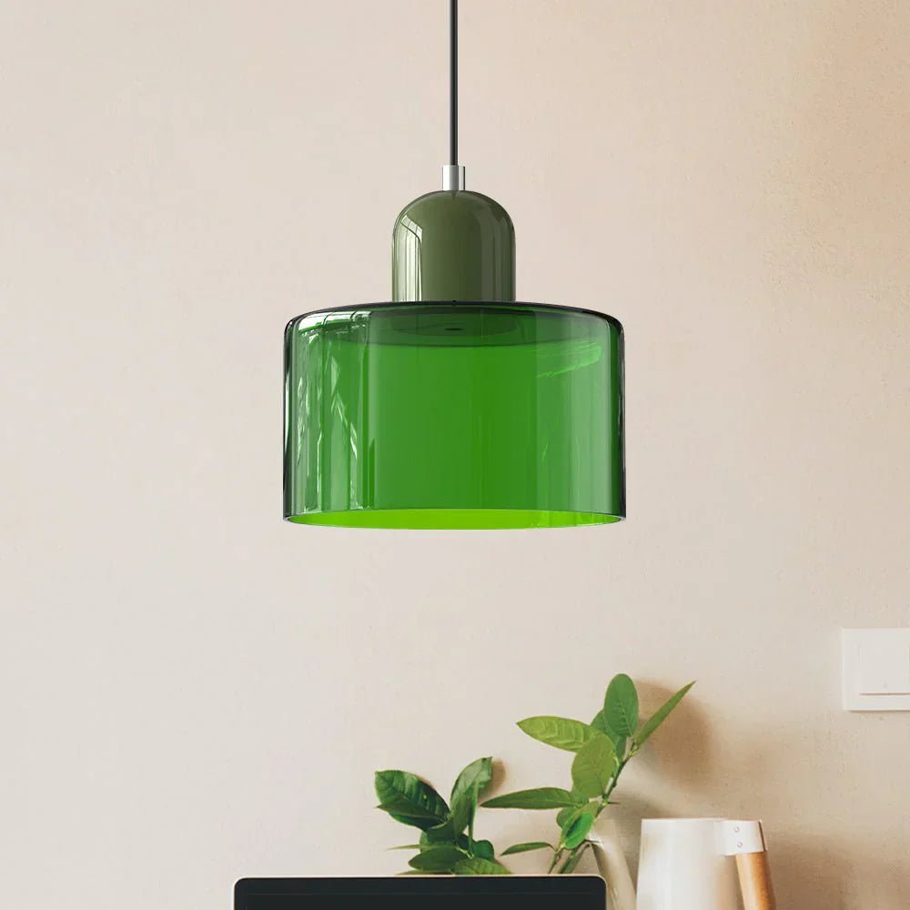 Suspension Bauhaus en verre créatif | Enise - Lampes Design