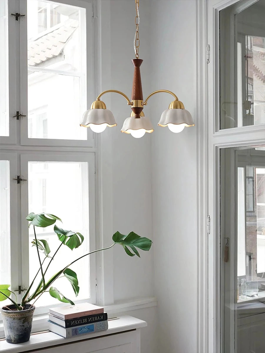 Suspension Cuivre Style Médiéval Français — Lustre Multi-Têtes Nordique Luxe | TOURELLE™ - Lampes Design