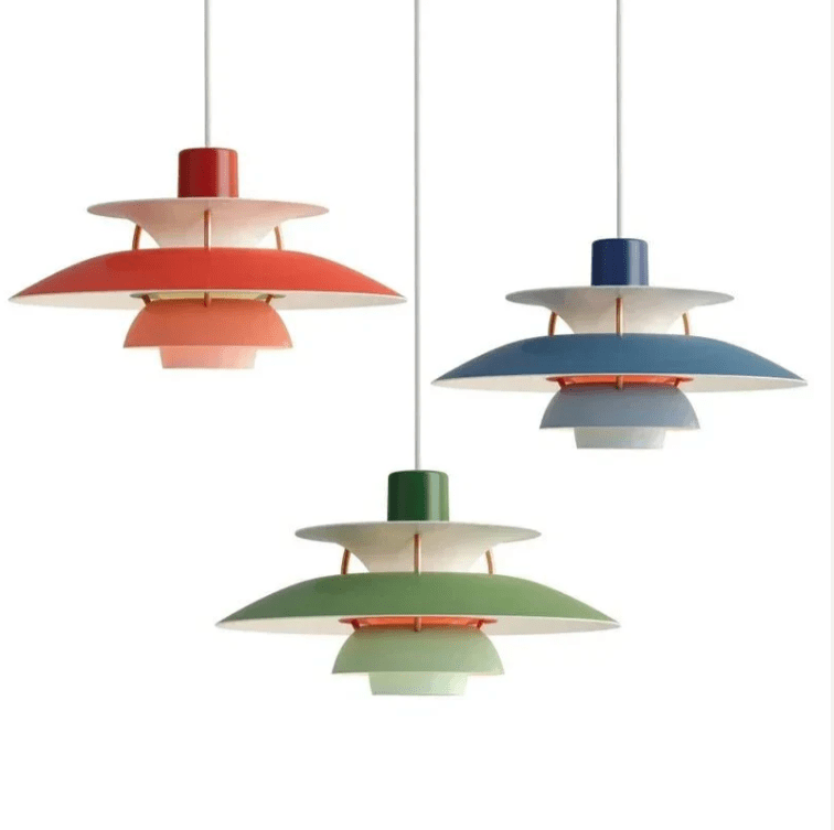 Suspension Design Danois Multicouche Vintage | Luis Parlu - Lampes Design