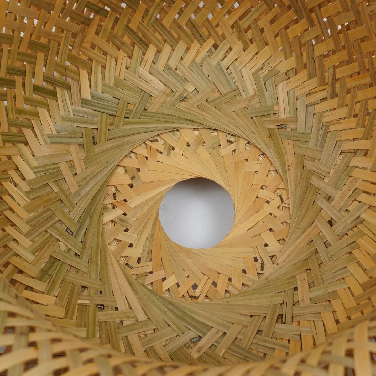 Suspension Design Dôme en Bambou Tressé — Lustre Style Japonais pour Salle à Manger | Kyoto™ - Lampes Design
