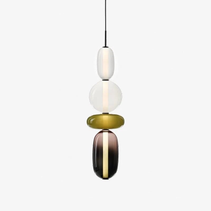 Suspension Design Perles de Verre Sculpturales pour Salon & Salle à Manger | SUCRE™ - Lampes Design