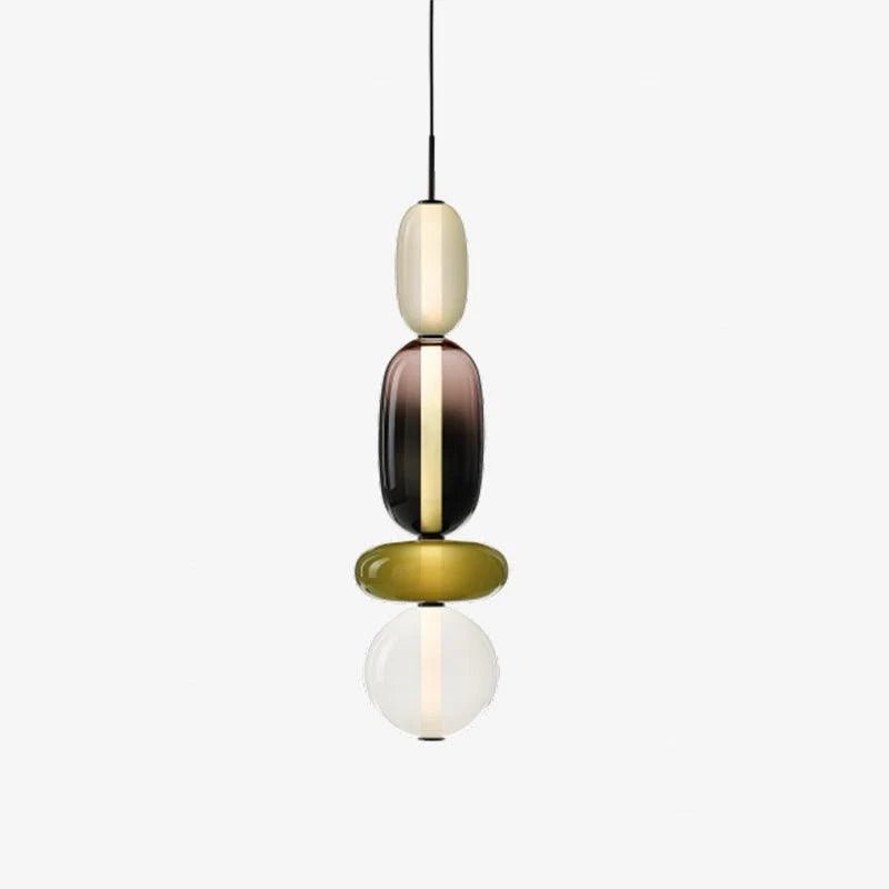 Suspension Design Perles de Verre Sculpturales pour Salon & Salle à Manger | SUCRE™ - Lampes Design