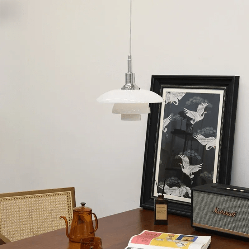 Suspension Design Verre Soufflé Style Scandinave pour Salon et Chambre | VELUX™ - Lampes Design