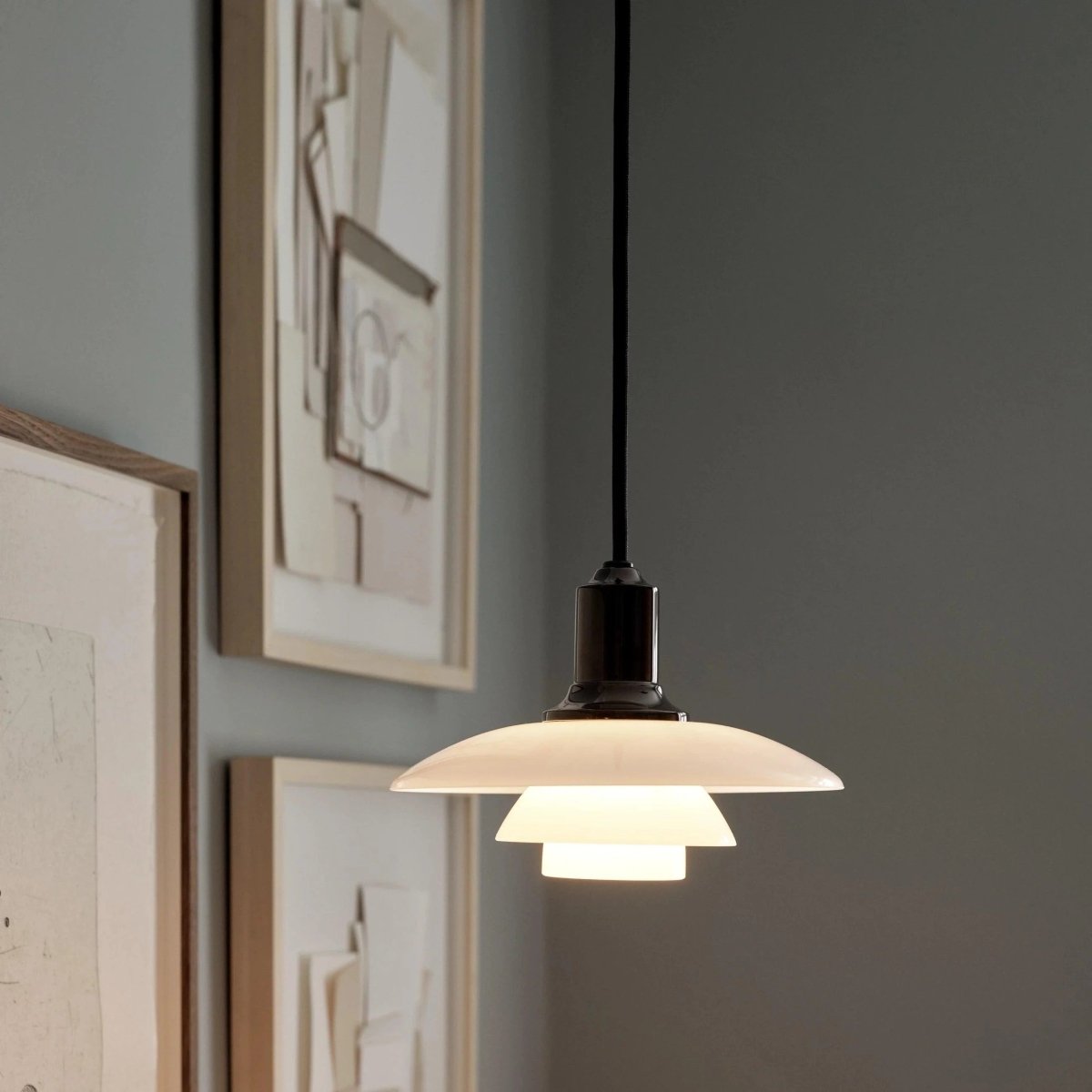 Suspension Design Verre Soufflé Style Scandinave pour Salon et Chambre | VELUX™ - Lampes Design