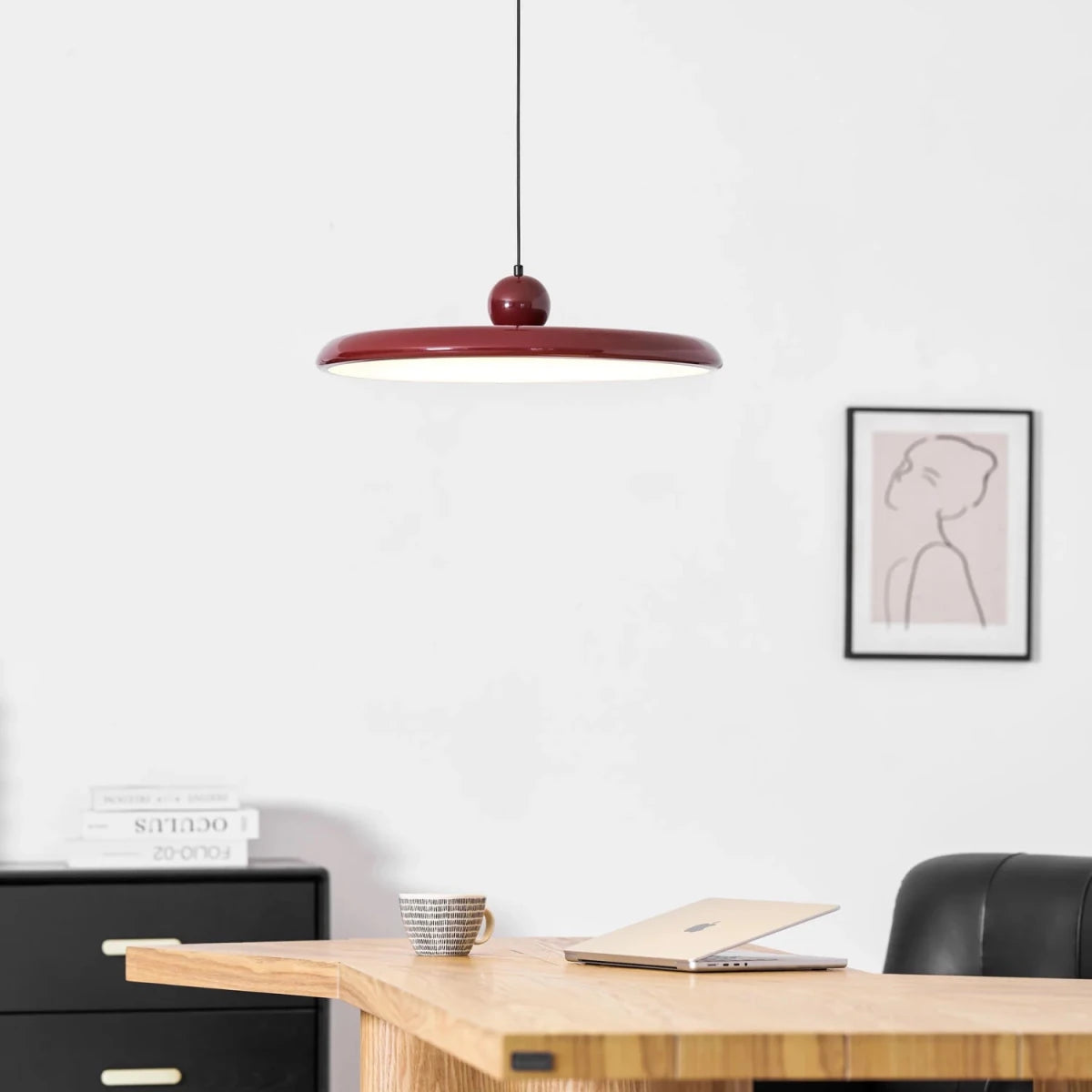 Suspension Disque Perforé Style Macaron — Lustre Nordique Coloré | MERINGUE™ - Lampes Design