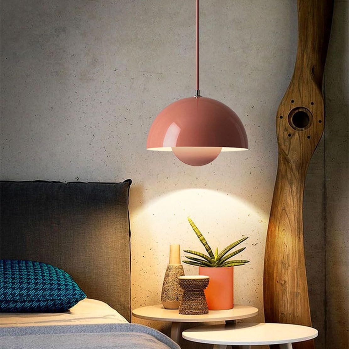 Suspension Dôme Design Scandinave — Lampe Coloré Métal pour Salon, Chambre, Salle à Manger | BULLO™ - Lampes Design