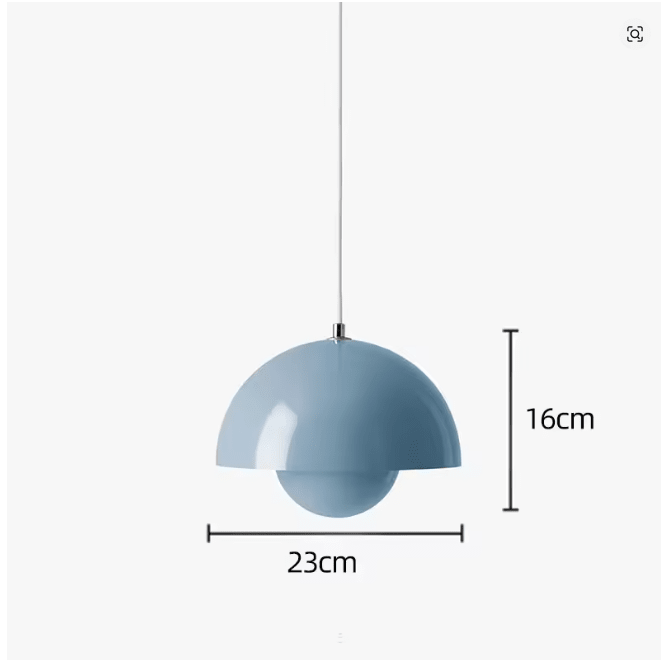 Suspension Dôme Design Scandinave — Lampe Coloré Métal pour Salon, Chambre, Salle à Manger | BULLO™ - Lampes Design