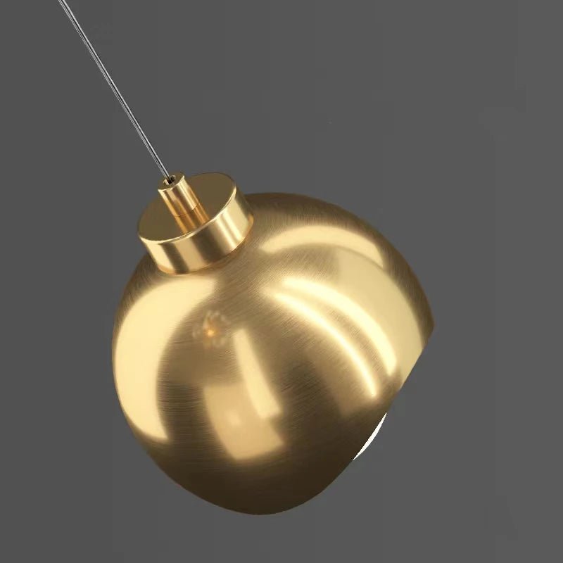 Suspension Double en Cristal et Métal — Chevet Design Épuré | PERLE™ - Lampes Design
