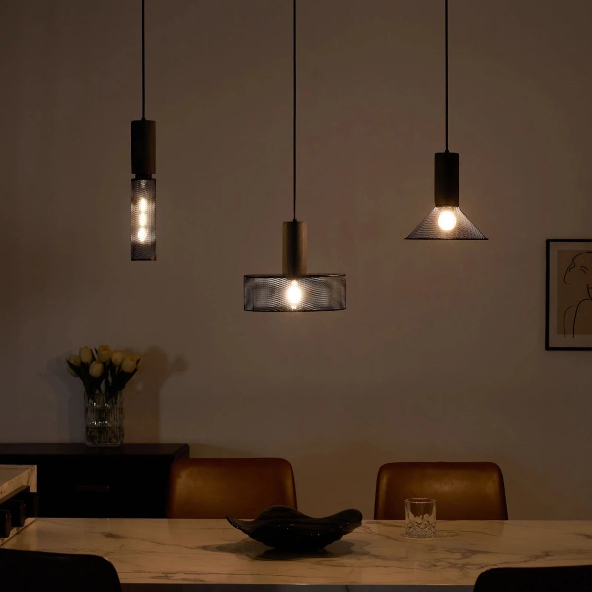Suspension en Ciment Brut — Lustre Style Loft Industriel Vintage | BÉTON™ - Lampes Design