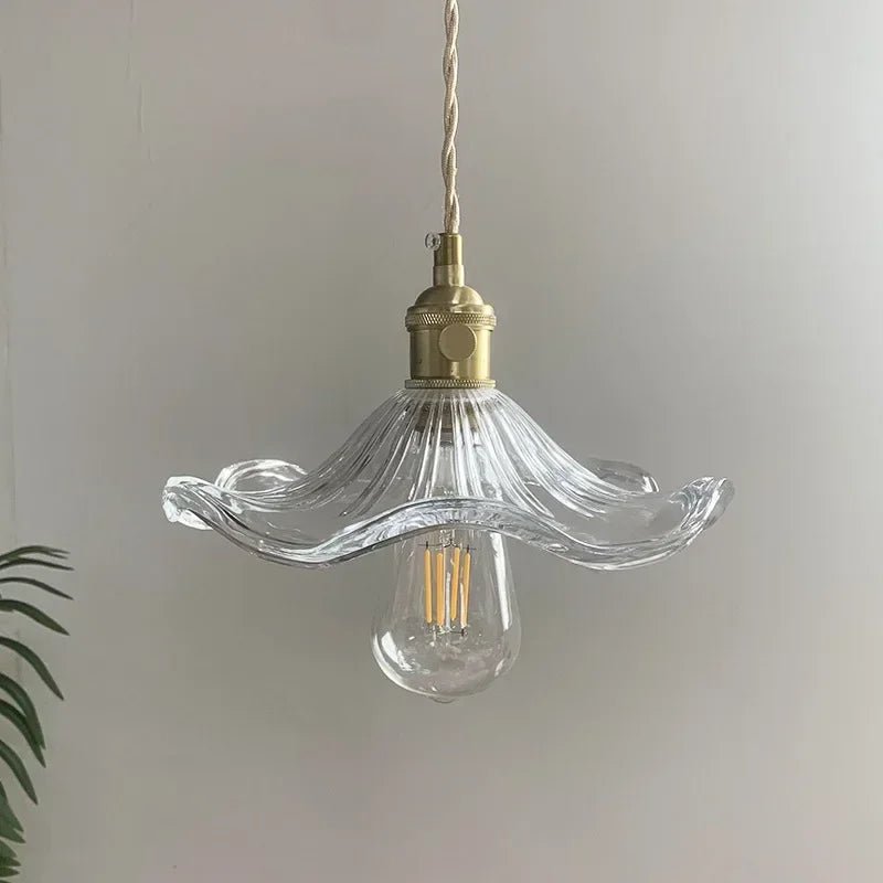 Suspension en Verre Coloré et Laiton — Style Nordique Vintage | MURANO™ - Lampes Design
