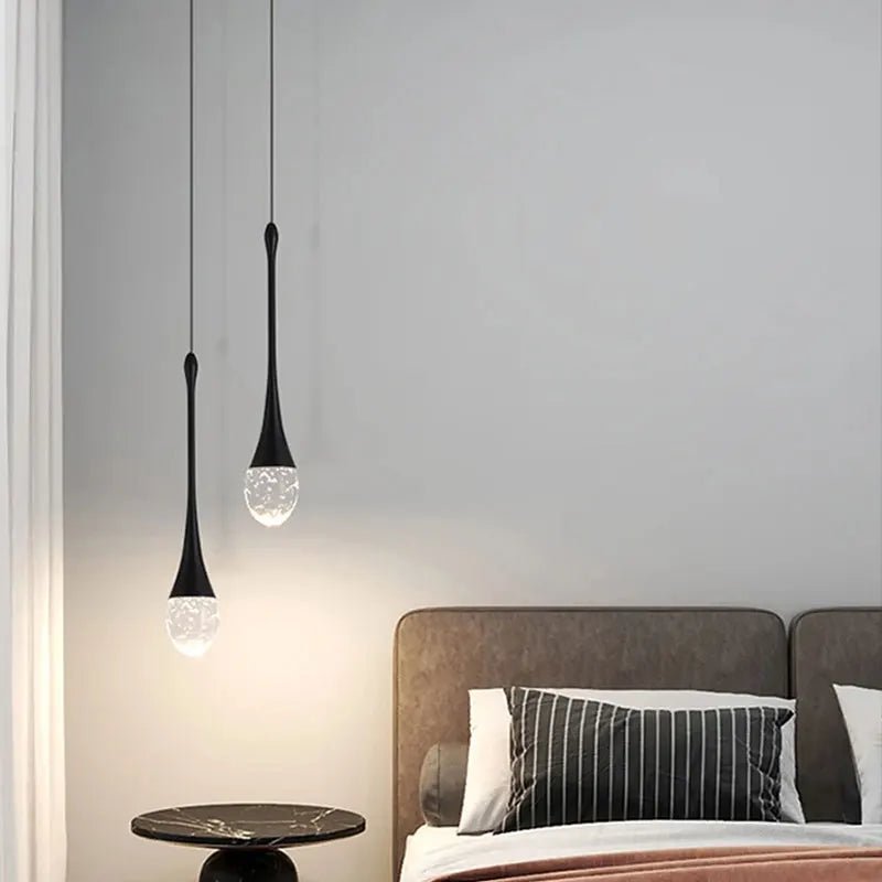 Suspension Goutte en Cristal à Bulles — 1 à 3 Têtes LED | BULLE™ - Lampes Design