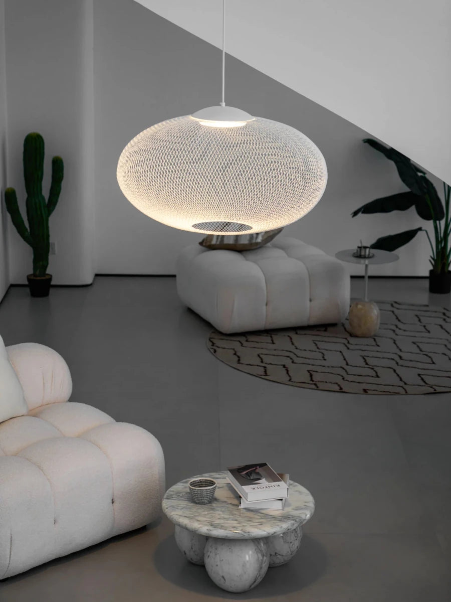 Suspension Métal Courbé Style Danois — Lustre Design Contemporain | ONDE™ - Lampes Design
