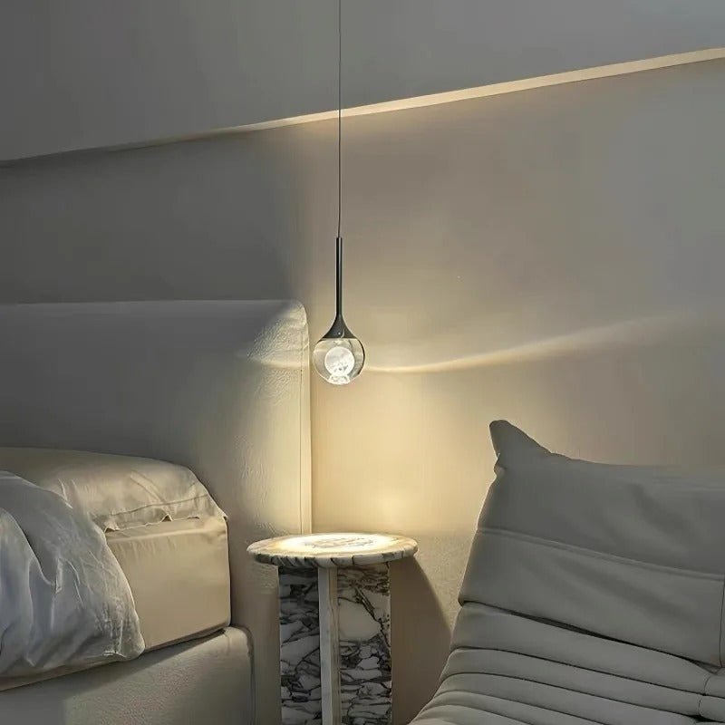Suspension Moderne de Luxe LED — Fer Plaqué et Acrylique, Ampoule G9 Incluse | ÉCLAT™ - Lampes Design