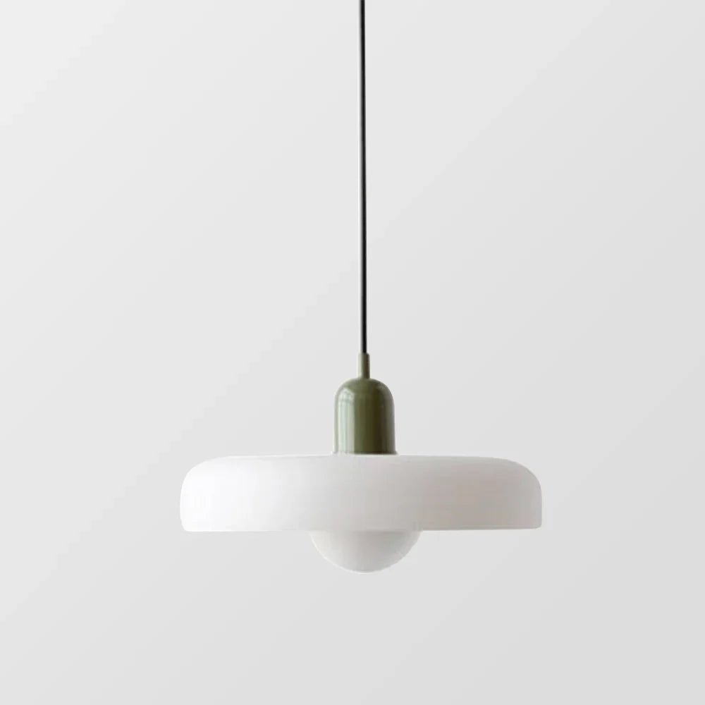 Suspension nordique rétro en verre coloré | Freya - Lampes Design