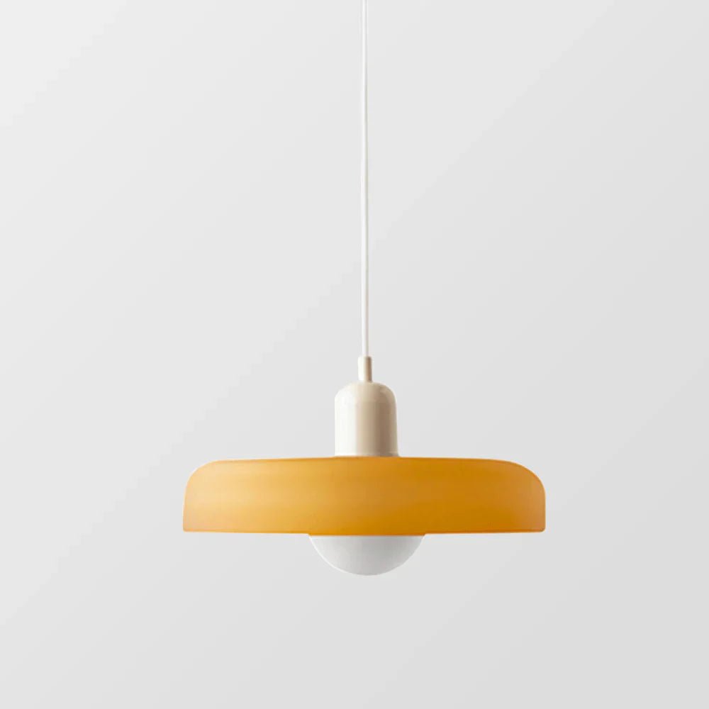 Suspension nordique rétro en verre coloré | Freya - Lampes Design