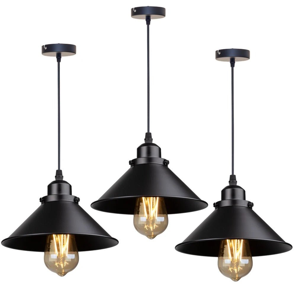 Suspension Vintage Loft Rétro en Métal — E27, Nombreux Coloris | DATCHA™ - Lampes Design