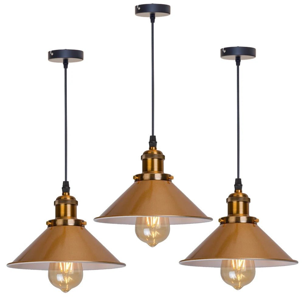 Suspension Vintage Loft Rétro en Métal — E27, Nombreux Coloris | DATCHA™ - Lampes Design