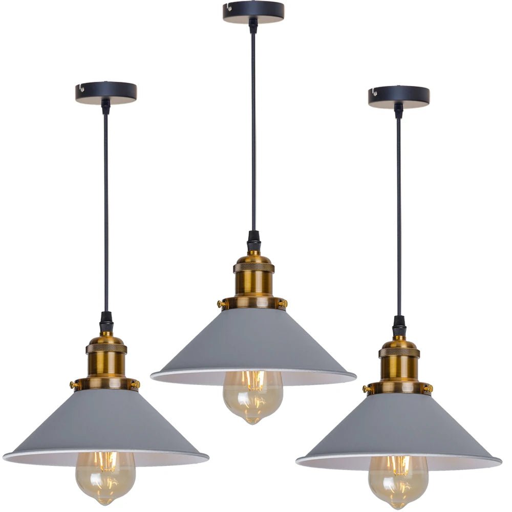 Suspension Vintage Loft Rétro en Métal — E27, Nombreux Coloris | DATCHA™ - Lampes Design