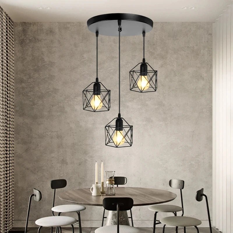 Suspension Vintage Nordique — 1 ou 3 Lampes en Grappe | INGRID™ - Lampes Design