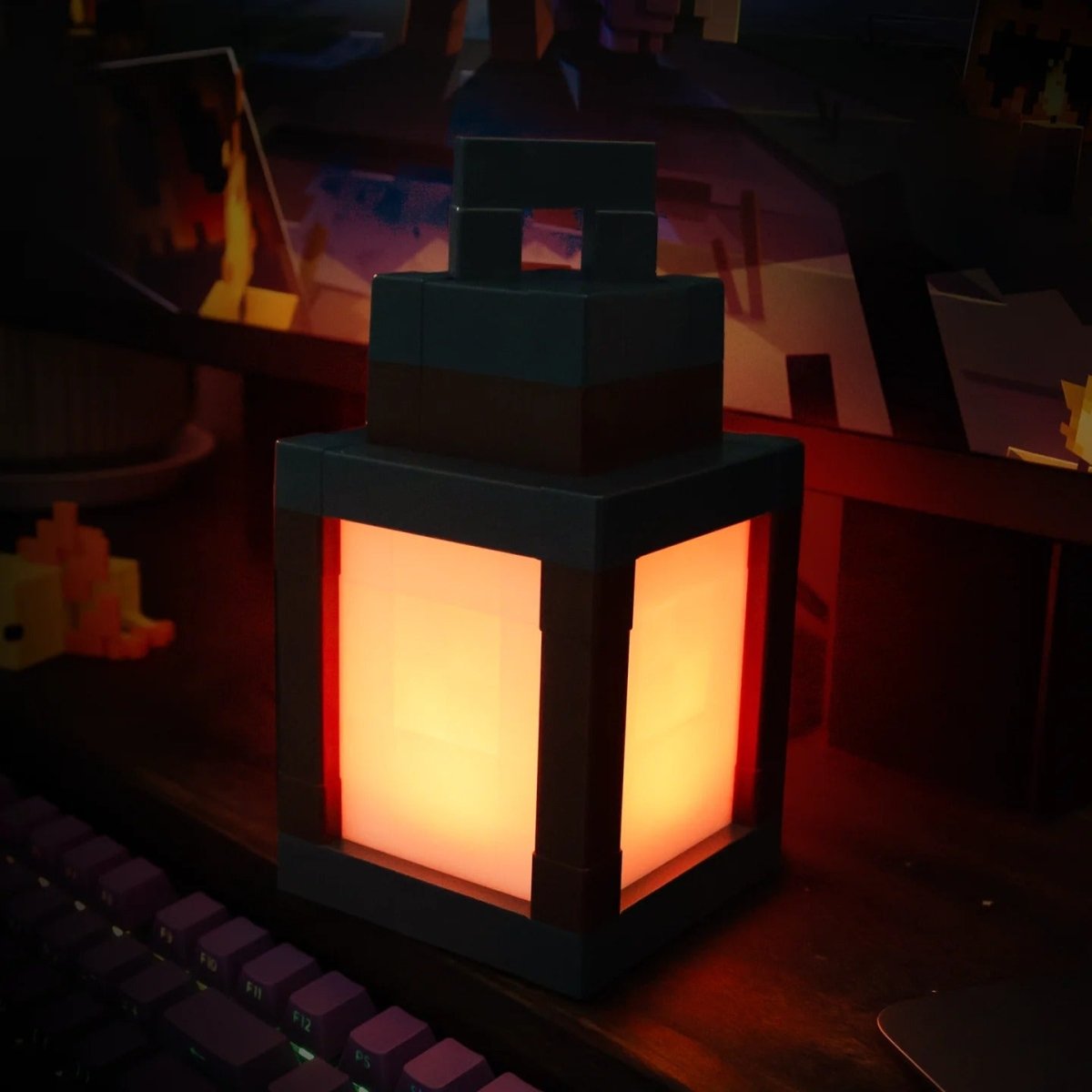 Veilleuse Design Rechargeable sans Fil — 16 Couleurs Programmables | PIXEL™ - Lampes Design