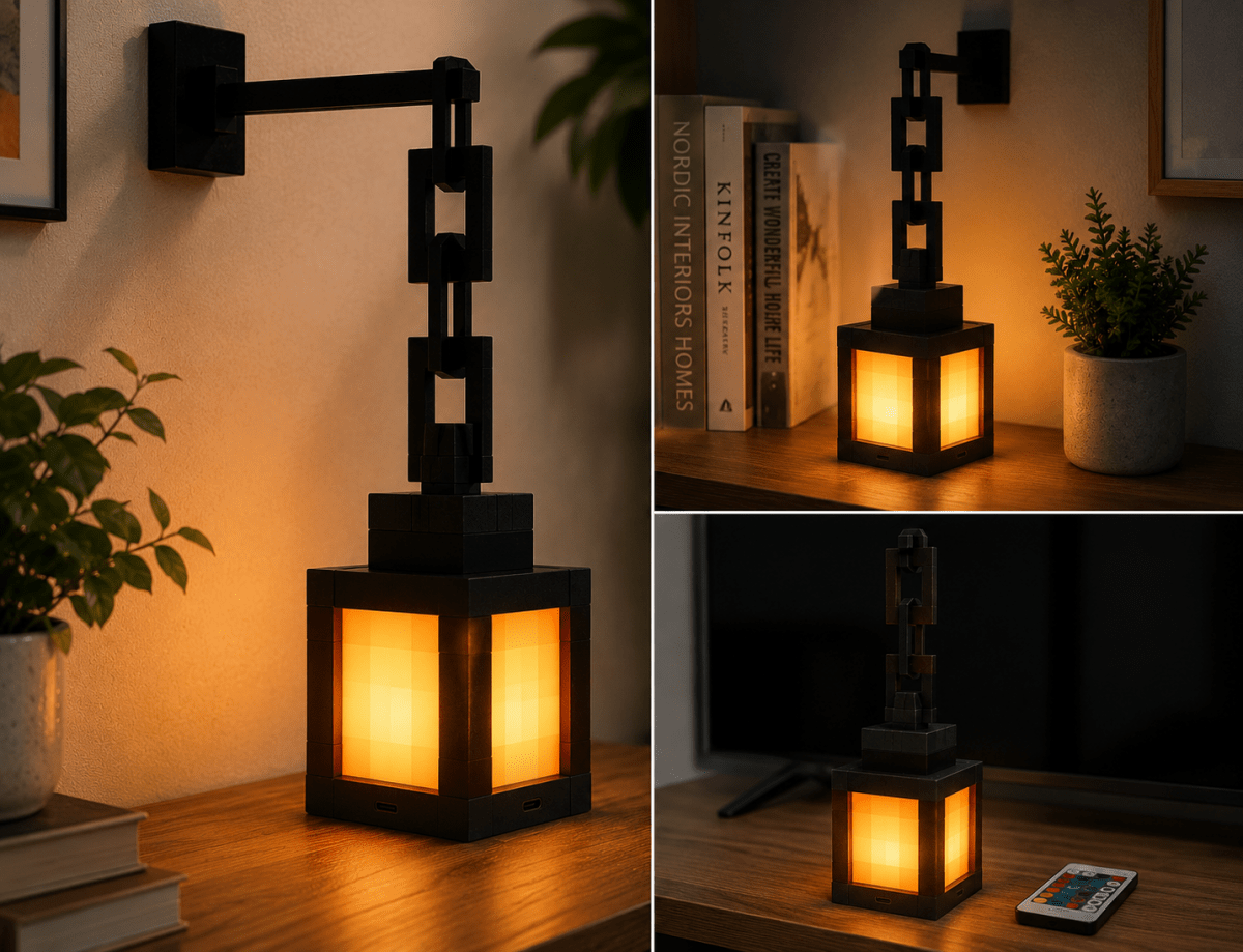 Veilleuse Design Rechargeable sans Fil — 16 Couleurs Programmables | PIXEL™ - Lampes Design